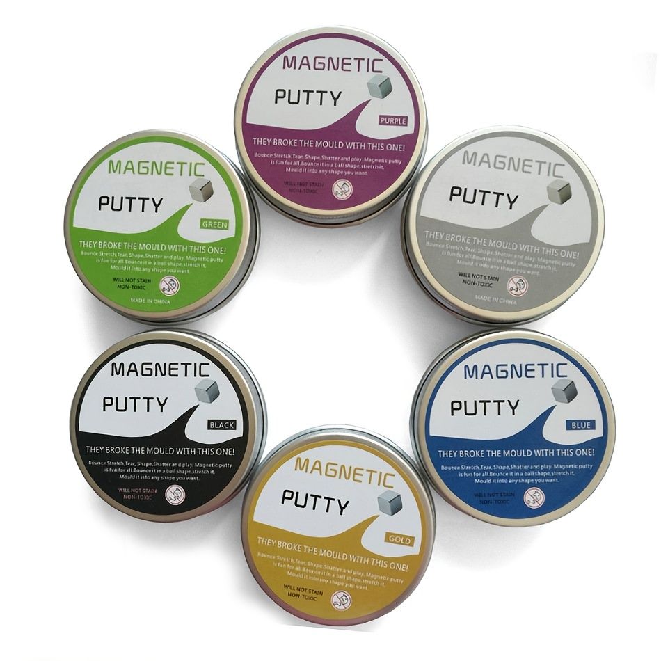 Magnetic Mud ,Magnetic Plasticine, Magnetic Mud, Creative Decompression Toy Devouring Magnet Mud
