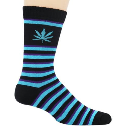 Hazy Weed Crew Socks