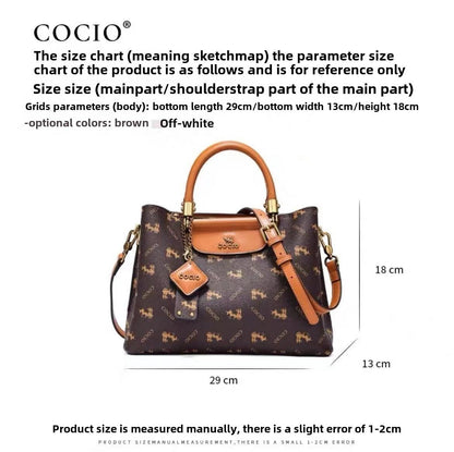 Printed Handbag Ladies Tote Fashion Hundred Shoulder Crossbody Bag Trend Women's Bag