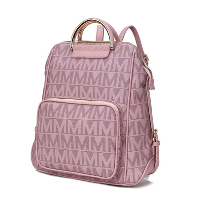 MKF Collection Cora Milan M Signature Trendy Backpack by Mia k
