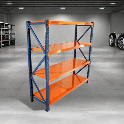 Garage shelves Heavy Duty - 4400 lbs garage storage 4 levels, adjustable metal shelving units and storage, industrial shelves utility shelves for commercial store tools gym