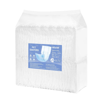 Disposable Male Dog Diapers Super Absorbent Male Dog Wrap XS Size 96 Count