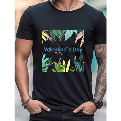 Celebrate in Style with This 100% Cotton Men's Valentine's Day Tee