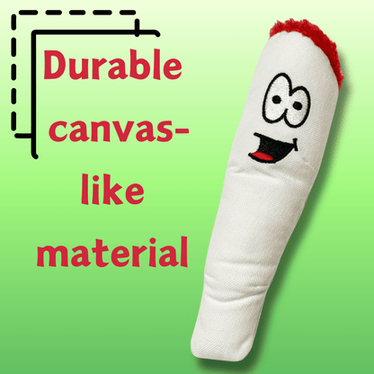 My Name is Jay, Cute Stuffed Parody Joint Dog Toy, Funny Squeaky Weed Toy, Cool Plush Novelty 420 Gift for Pets & Their Owners, Sized for Puppies & Small, Medium & Large Breeds, Fetch & a Photo Prop