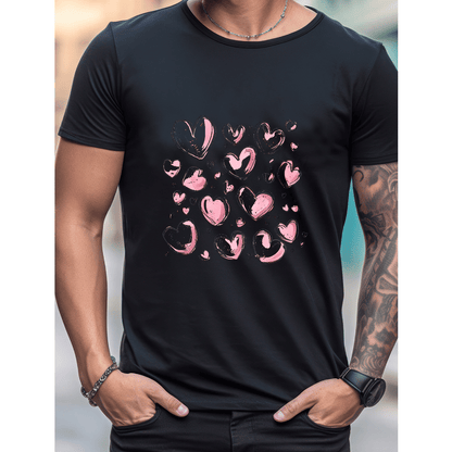 Celebrate in Style with This 100% Cotton Men's Valentine's Day Tee