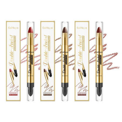 Eelhope Dazzling Eyeshadow Stick A Touch Of Outline Captivating Eye Makeup Light Up Makeup Three-Dimensional Color Sparkle Eyeshadow