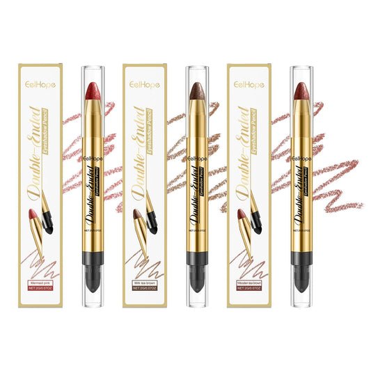 Eelhope Dazzling Eyeshadow Stick A Touch Of Outline Captivating Eye Makeup Light Up Makeup Three-Dimensional Color Sparkle Eyeshadow