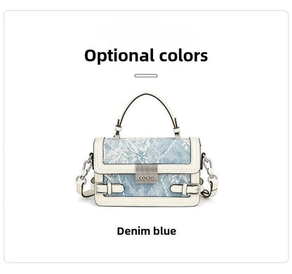 New glacier blue pillow bag this year's popular models of large-capacity fashion leisure women's bags