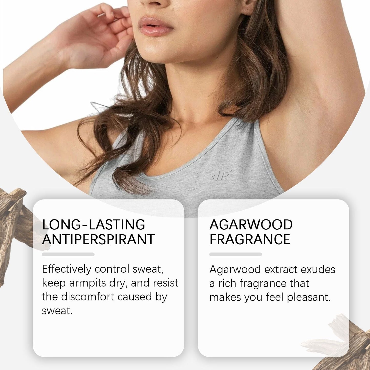 Viareline Agarwood Fresh Spray Leaves Fragrance Fresh, Refreshing And Comfortable, Desalting Odor Natural Fragrance