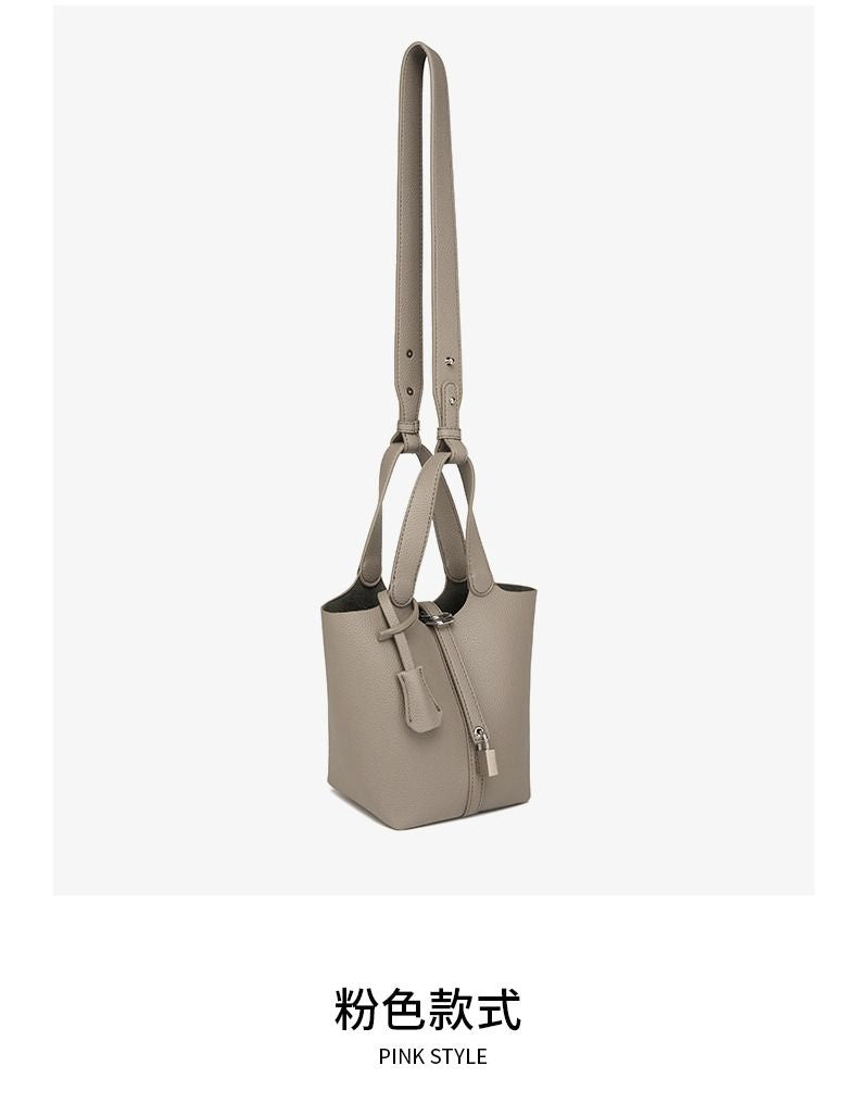 Bucket bag niche design vegetable basket women's bag senior sense small handbag fashion commuter crossbody bag texture bag