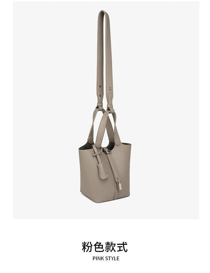 Bucket bag niche design vegetable basket women's bag senior sense small handbag fashion commuter crossbody bag texture bag