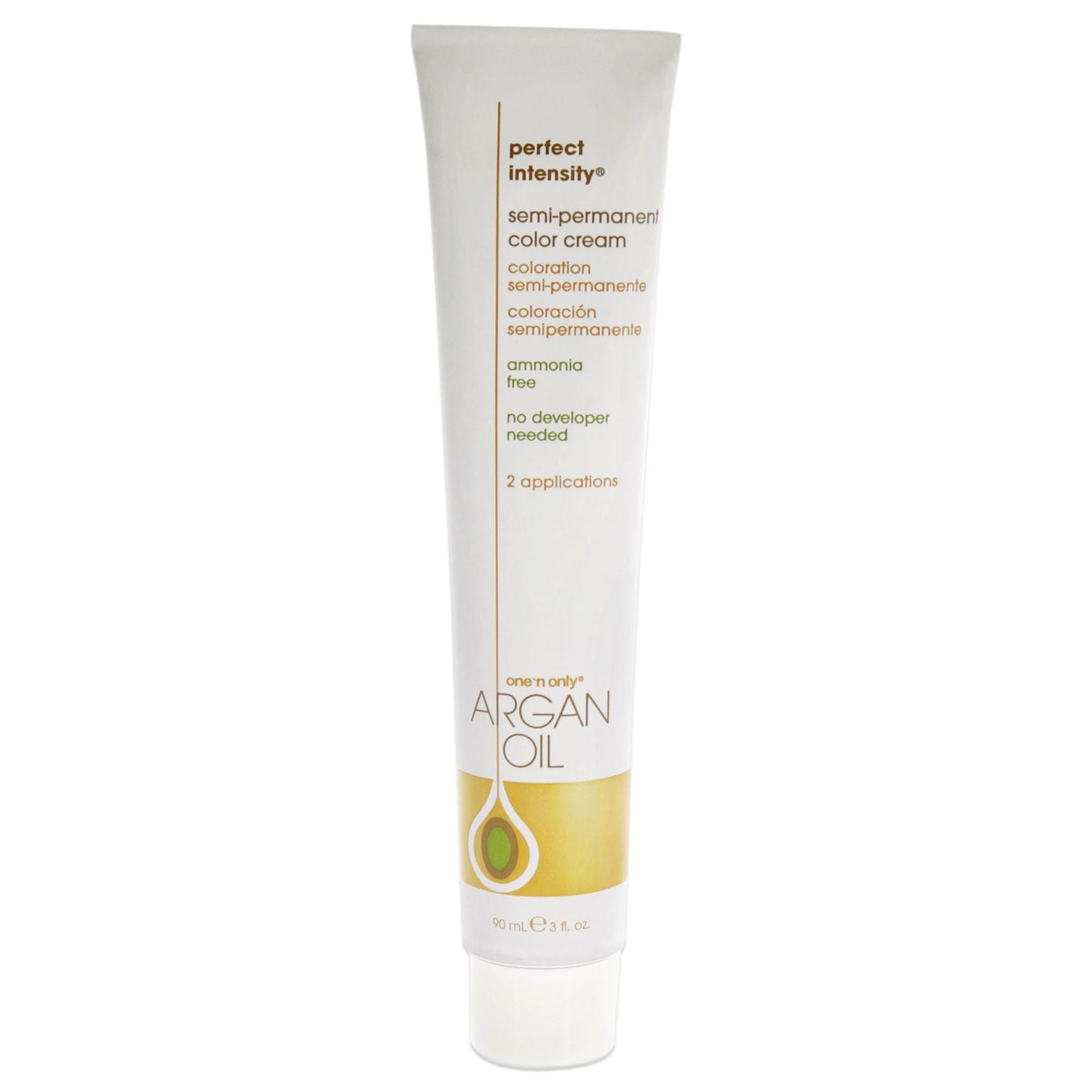 Argan Oil Perfect Intensity Semi-Permanent Color Cream - Pastel Lilac by One n Only for Unisex - 3 oz Hair Color