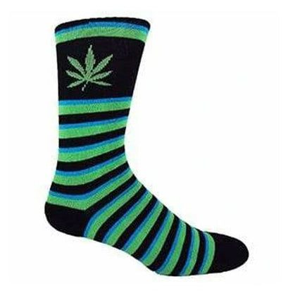 Hazy Weed Crew Socks