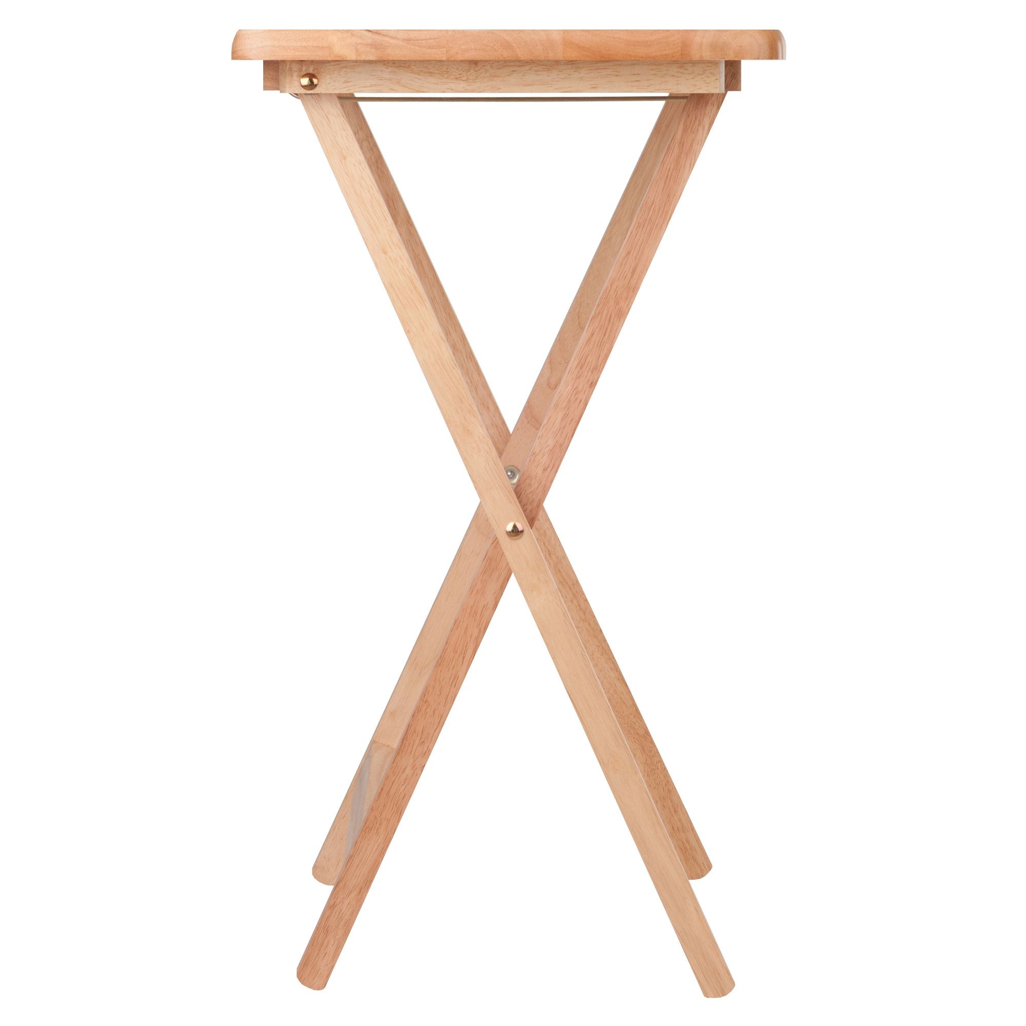 Alex 2-Pc Snack Table Set; Natural