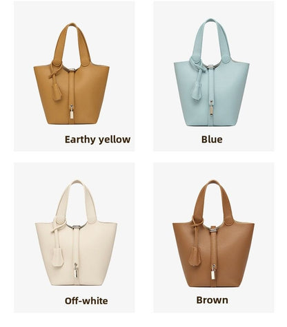 Bucket bag niche design vegetable basket women's bag senior sense small handbag fashion commuter crossbody bag texture bag