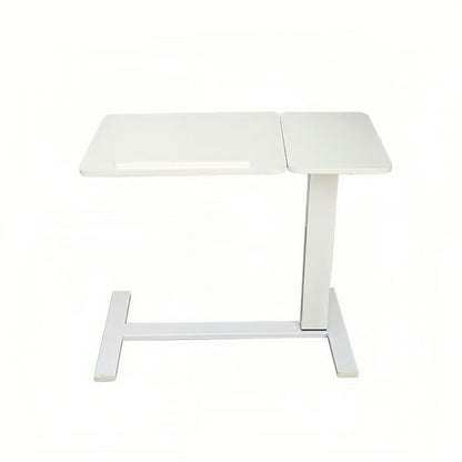 Overbed Bedside Desk Mobile Rolling Laptop Stand Tilting Overbed Table with Wheels Height Adjustable Tray Table for Laptop Bed Sofa Side Table ,Bedside Table(WHITE)