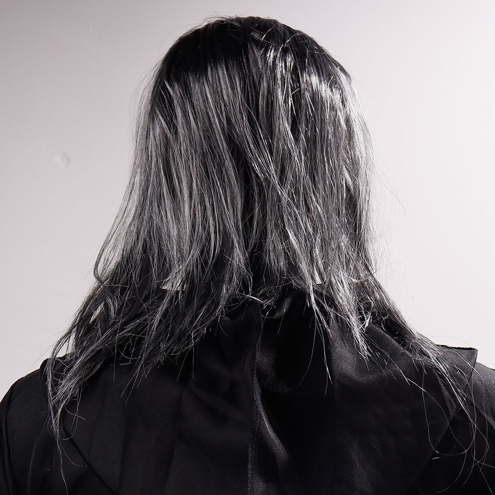 Halloween Horror Old Witch Mask Cosplay Creepy Ghost Face Long Nose Sorceress Latex Helmet With Hair Haunted House Party Props