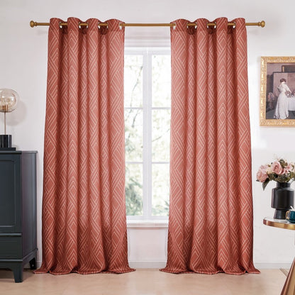 Envogue Art Deco Lines Blackout Curtains