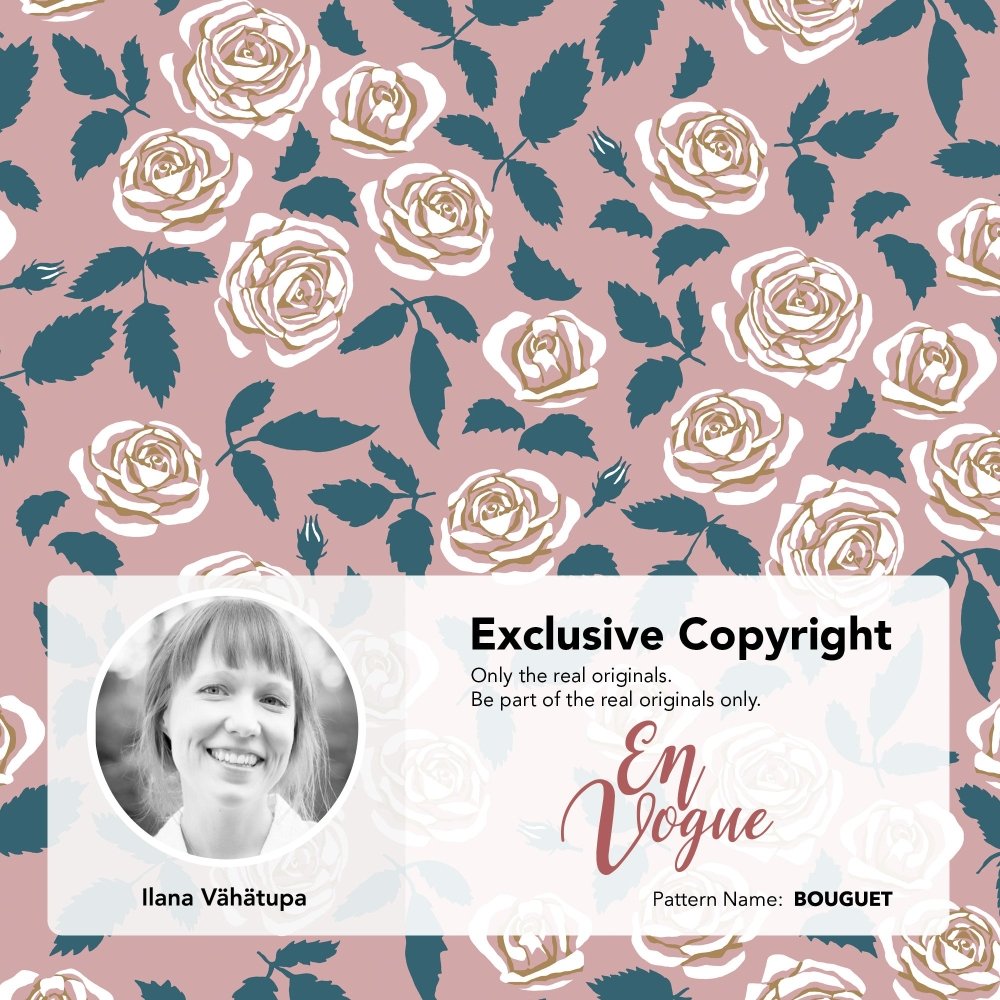 Envogue Bouguet Shower Curtains