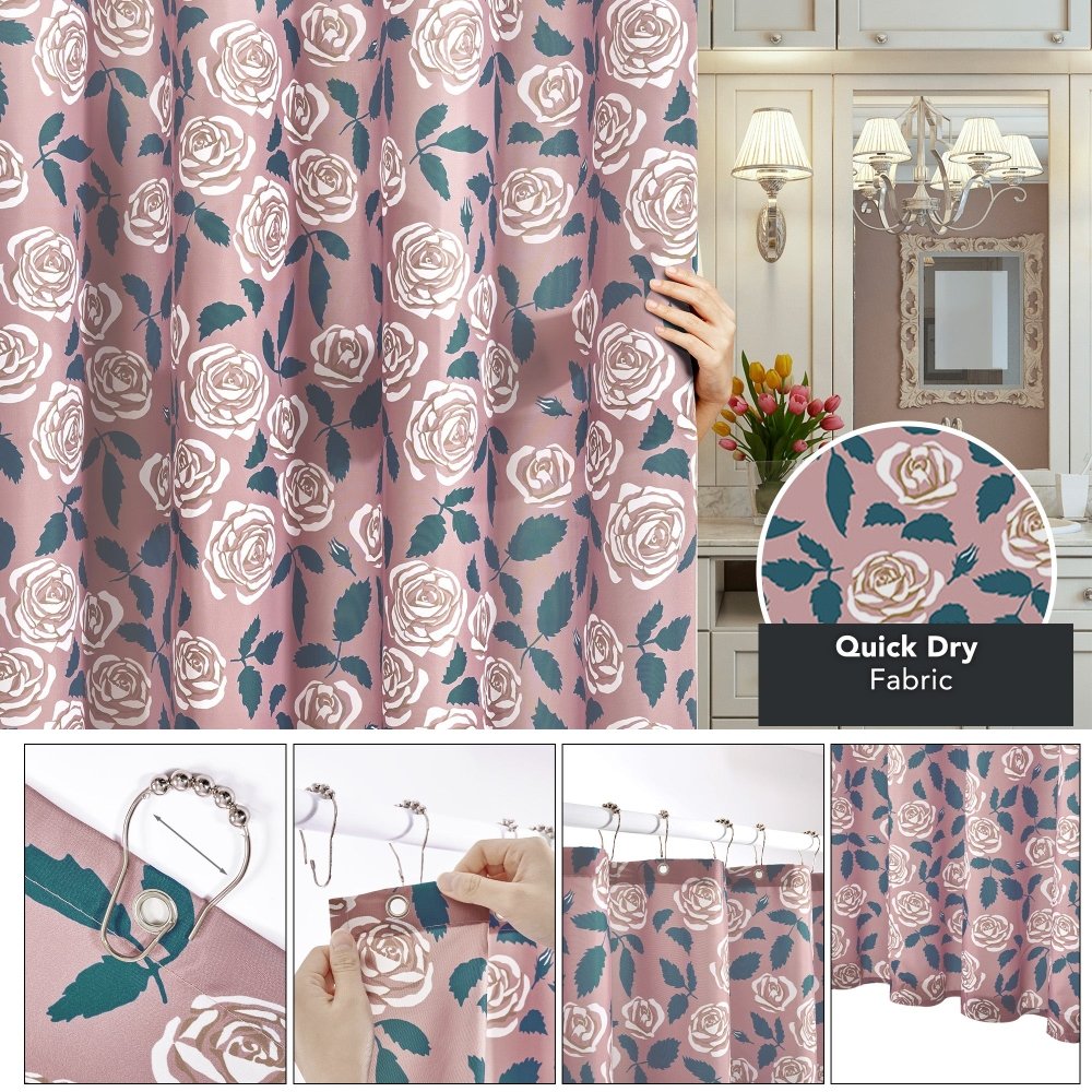 Envogue Bouguet Shower Curtains