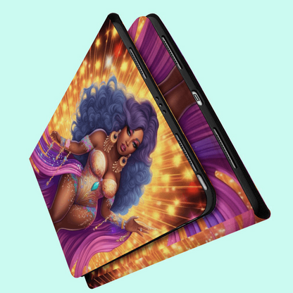 African American Women IPad Case with Apple Pencil Holder for iPad 2020 iPad Pro 2020/2021 and iPad 2020 Air4
