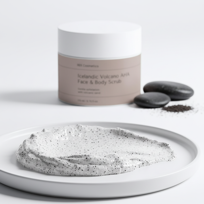 Icelandic Volcano AHA Face & Body Scrub
