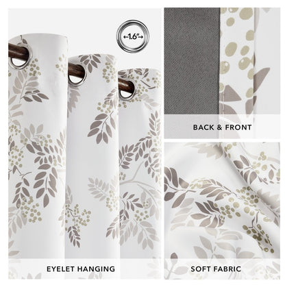 Farmhouse Mountain Ash Blackout Curtains