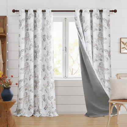 Farmhouse Mountain Ash Blackout Curtains