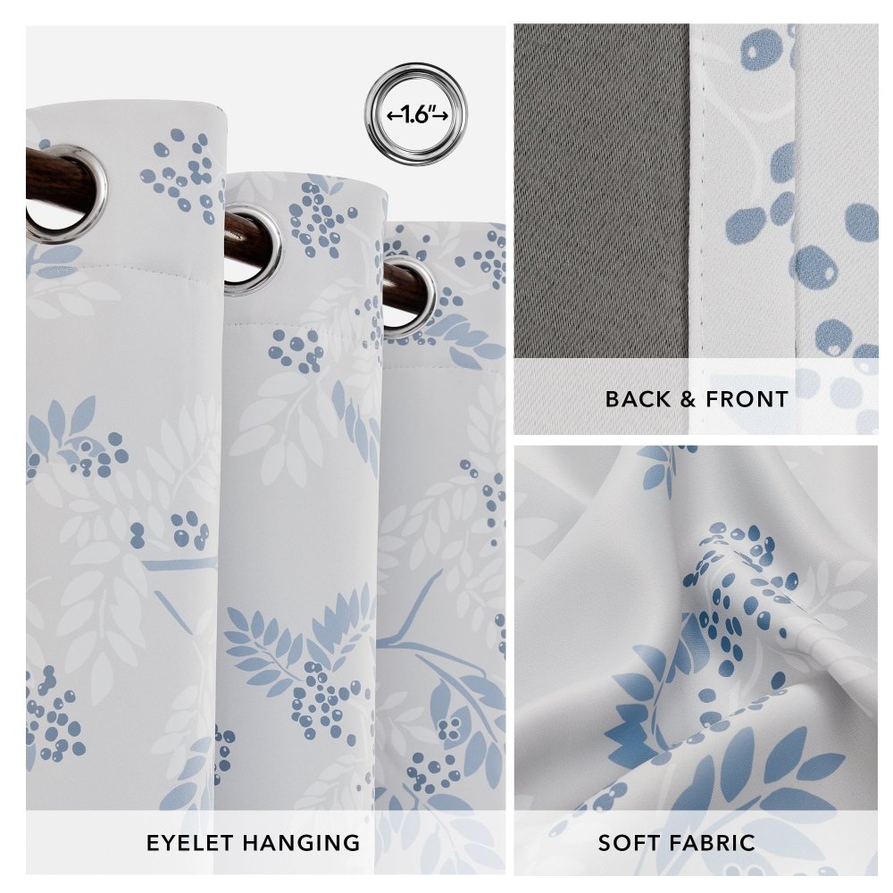 Farmhouse Mountain Ash Blackout Curtains