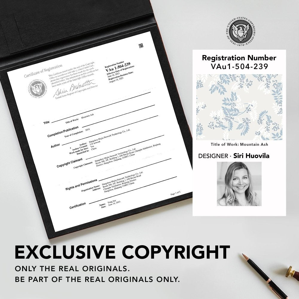 Farmhouse Mountain Ash Blackout Curtains