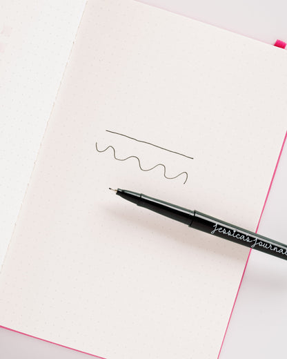 Fineliner Black Marker Pens