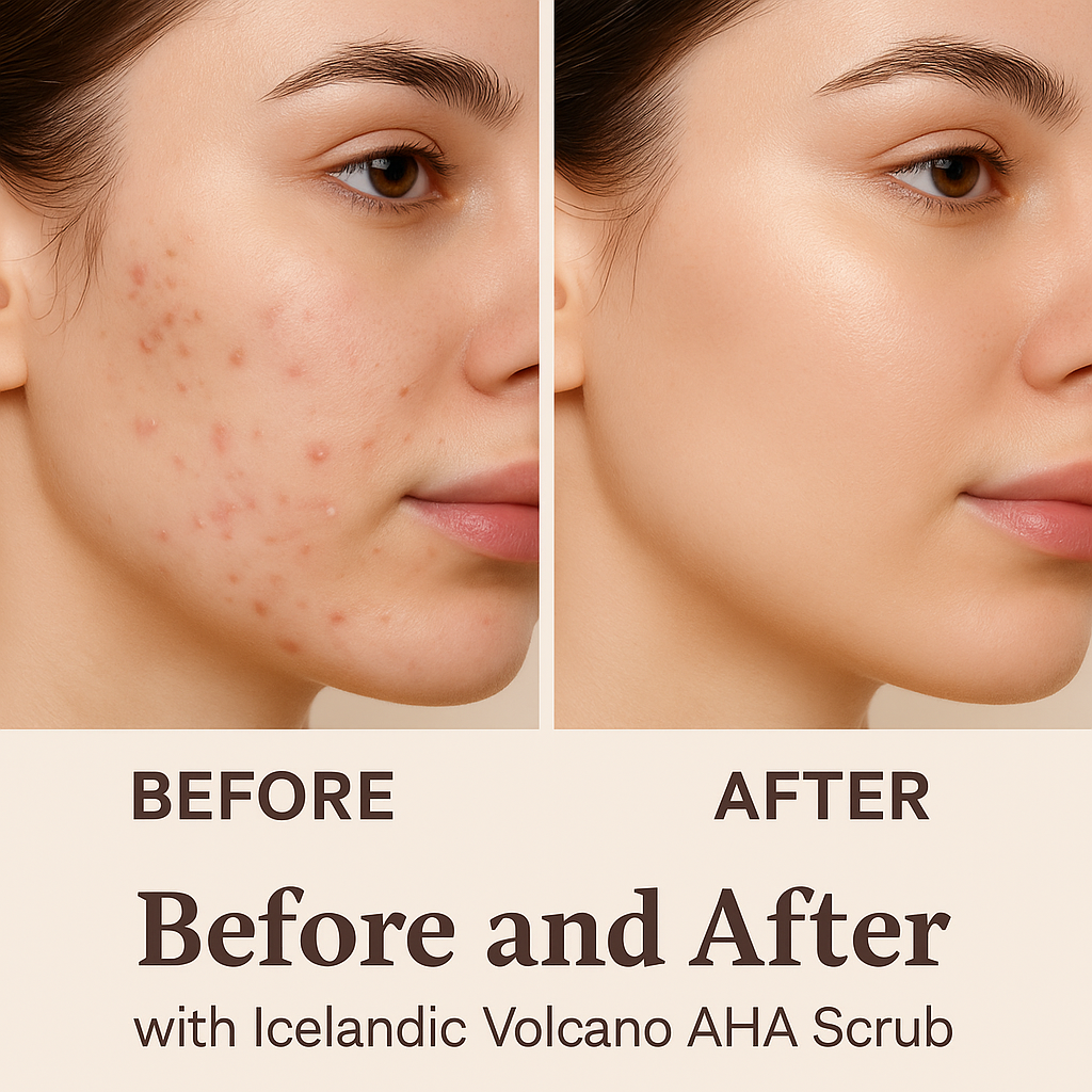 Icelandic Volcano AHA Face & Body Scrub