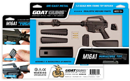 GoatGuns Die Cast 1/3 Scale M16A1 Model Rifle Black 16-BLACK