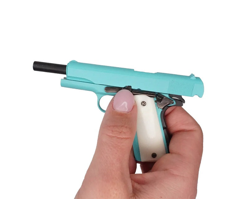 GoatGuns 1/3 Scale Die Cast 1911 Model, Light Blue 1911-BLUE