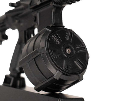 GoatGuns Die Cast Mini 60 Round AR15 Drum Magazine, for AR15 Base Models 60-DRUM