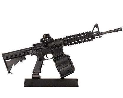 GoatGuns Die Cast Mini 60 Round AR15 Drum Magazine, for AR15 Base Models 60-DRUM