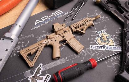GoatGuns 1/3 Scale Die Cast AR15 Model, Coyote AR-COYOTE