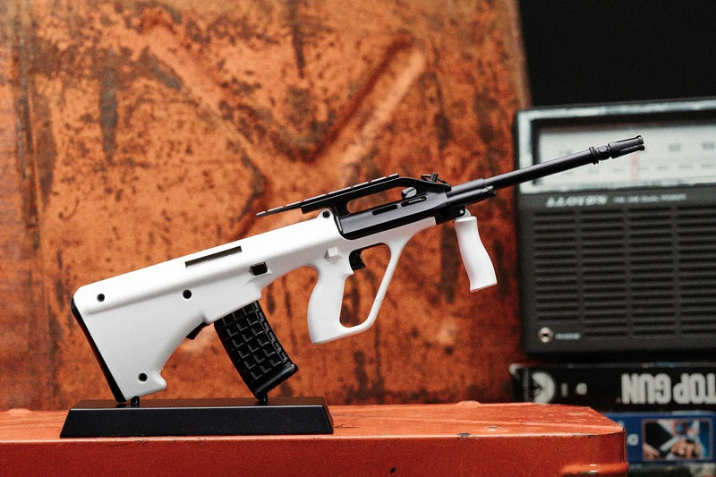 GoatGuns 1/3 Scale Die Cast Bullpup Model AR, White BP-WHITE