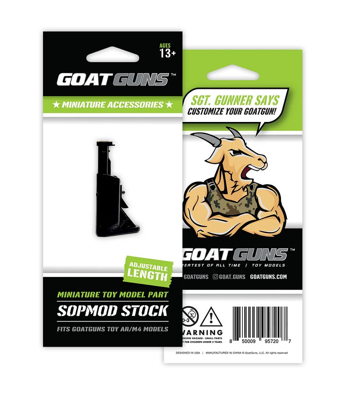 GoatGuns Die Cast Mini Sopmod Stock, Fits AR15 Models SOPMOD-STOCK