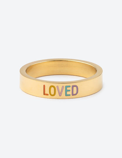 Gold Loved Ring