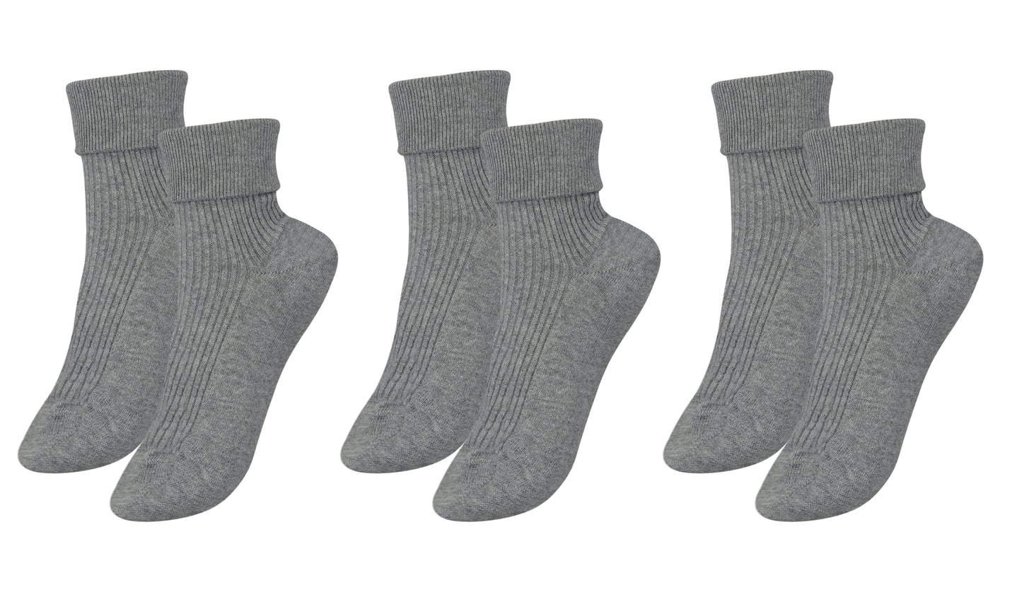 tittimitti®100% Organic Combed Cotton Luxury Women's Socks 3-Pack. Made in Italy.