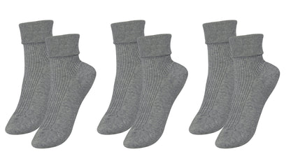 tittimitti®100% Organic Combed Cotton Luxury Women's Socks 3-Pack. Made in Italy.