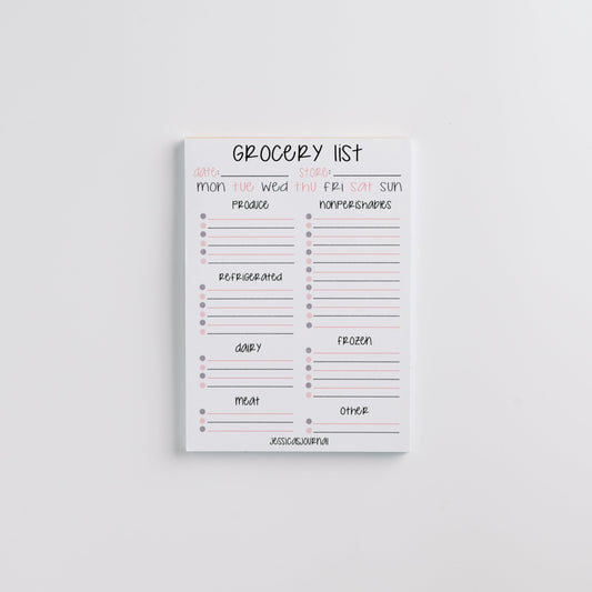 Grocery List Notepad
