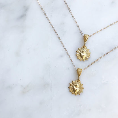 The Little Sacred Heart® Scalloped Necklace