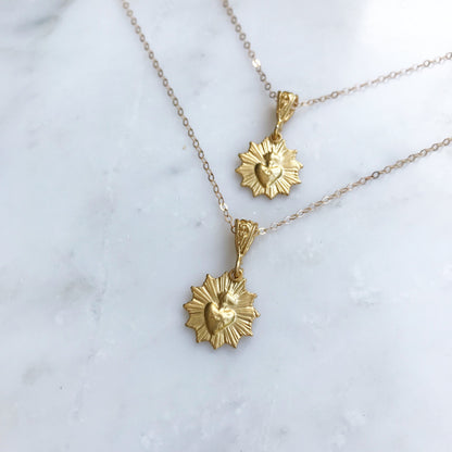 The Little Sacred Heart® Scalloped Necklace