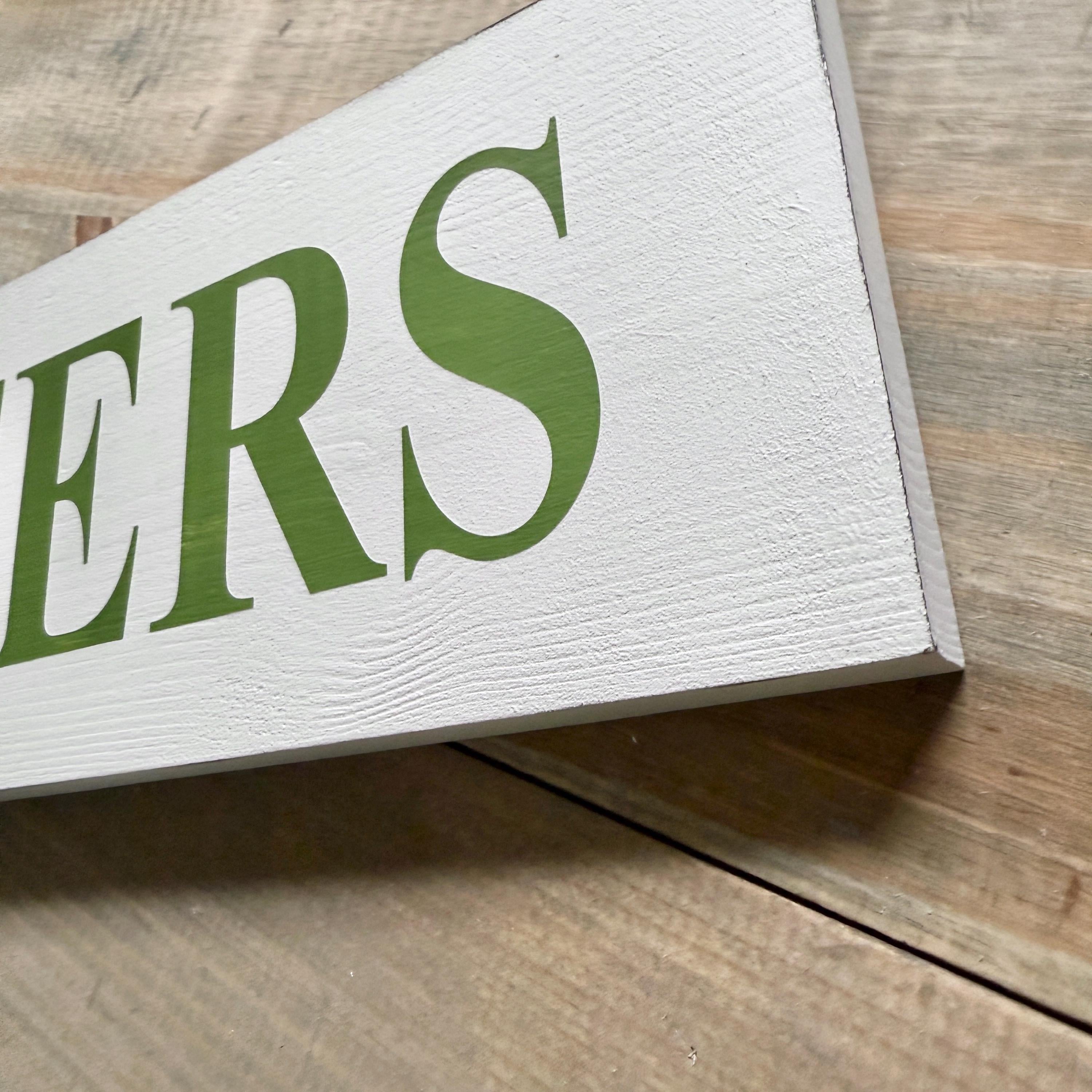 OYSTERS sign, beach house home decor