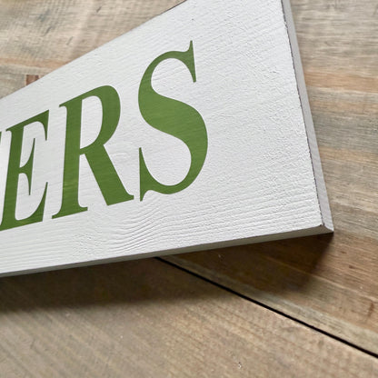 OYSTERS sign, beach house home decor