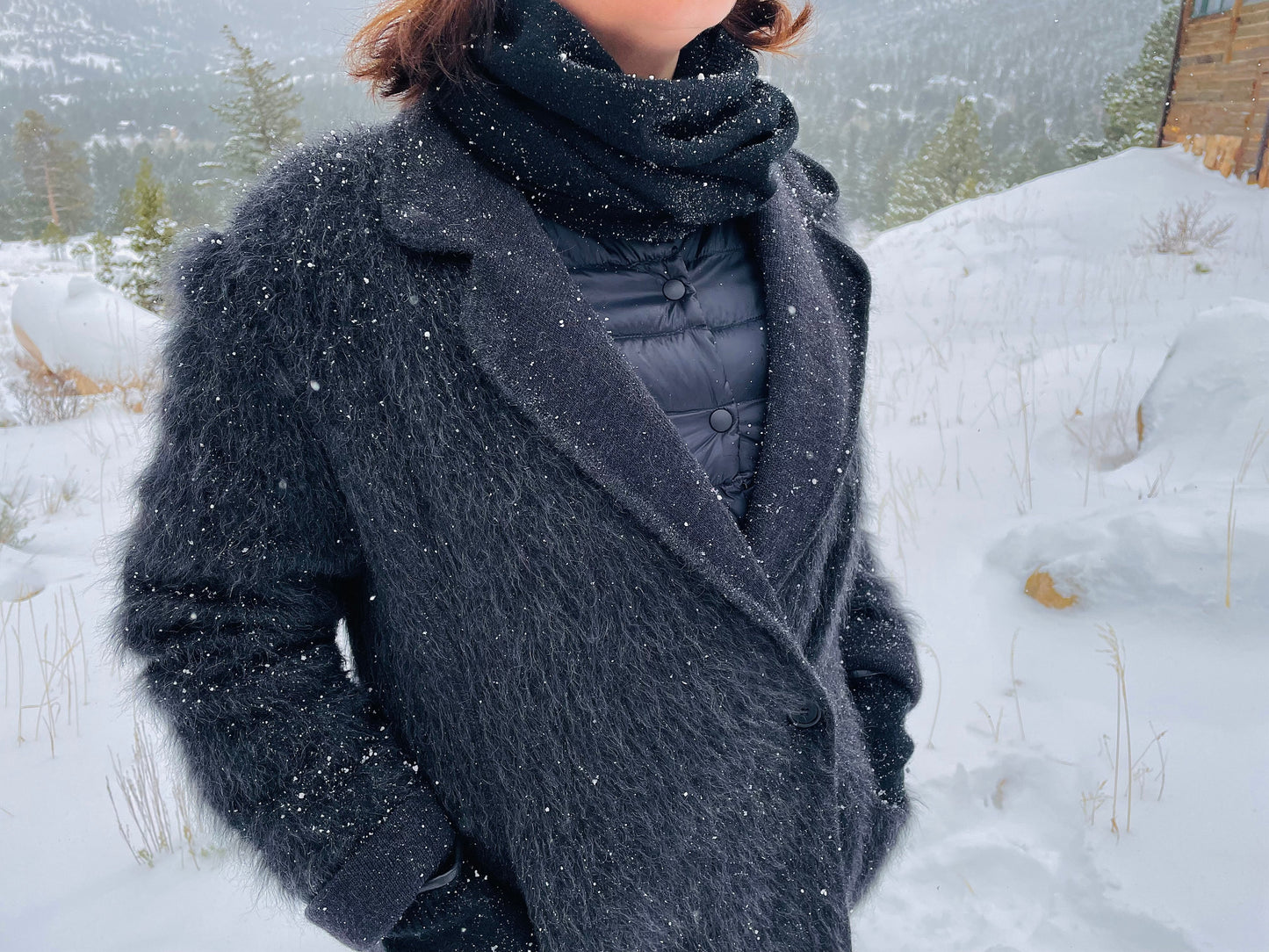 tittimitti® 100% Cashmere Knitted Neck Gaiter Warmer Loop Scarf for Men and Women