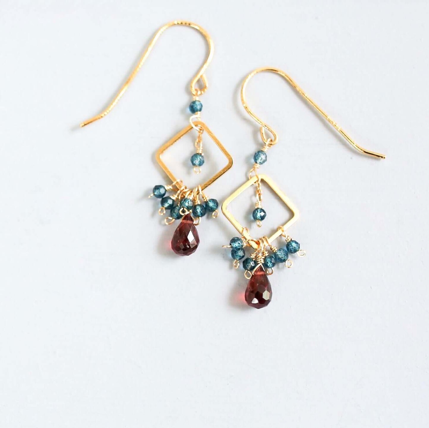 Garnet Pixy Earring