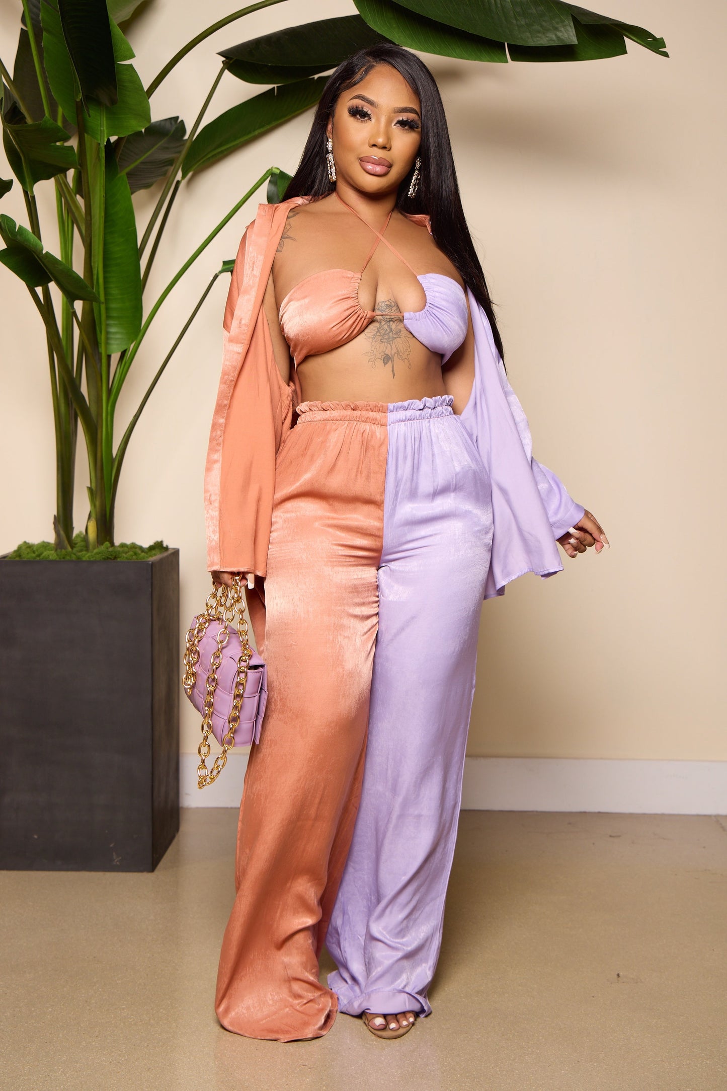 The “Crazy Cool” Purple and Orange Set